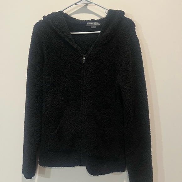 Barefoot Dreams Bamboo Chic Black Zip Up Jacket Size XL - Picture 2 of 10